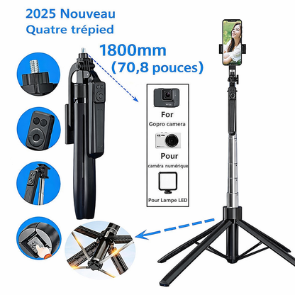 Trépied Selfie Stick avec Suivi IA