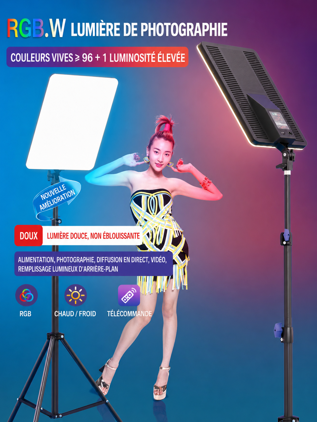 Projecteur d'éclairage LED professionnel
