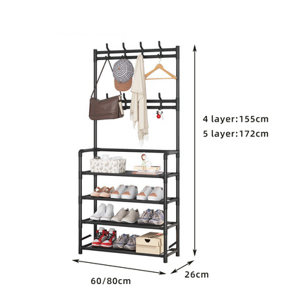 Support de rangement avec accroche