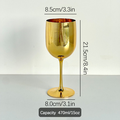 Pack Doré : Verre à vin lot de 6pcs