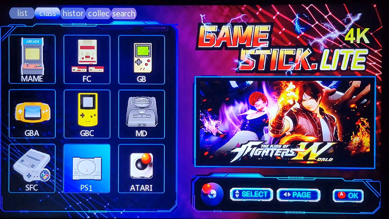 Mini console de jeux MT15